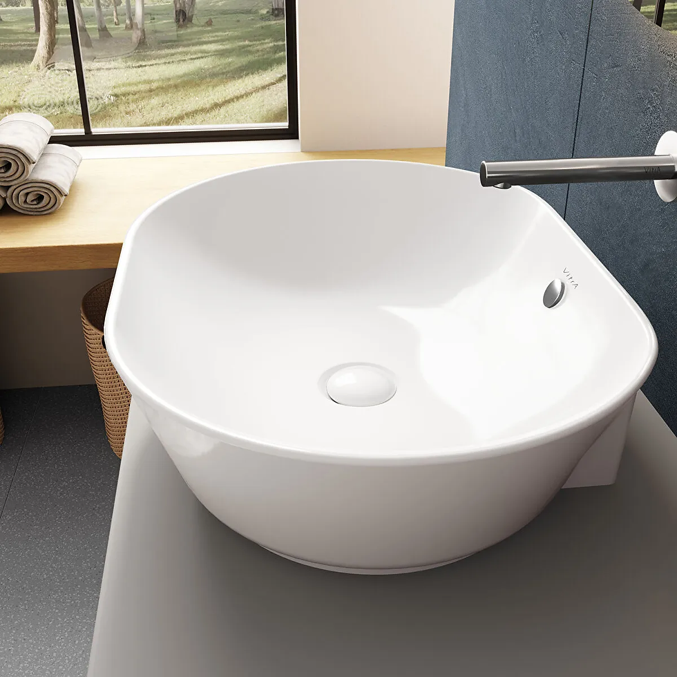 Küçük resim: VİTRA Geo Çanak Lavabo 55x40 cm 7427B003-0012