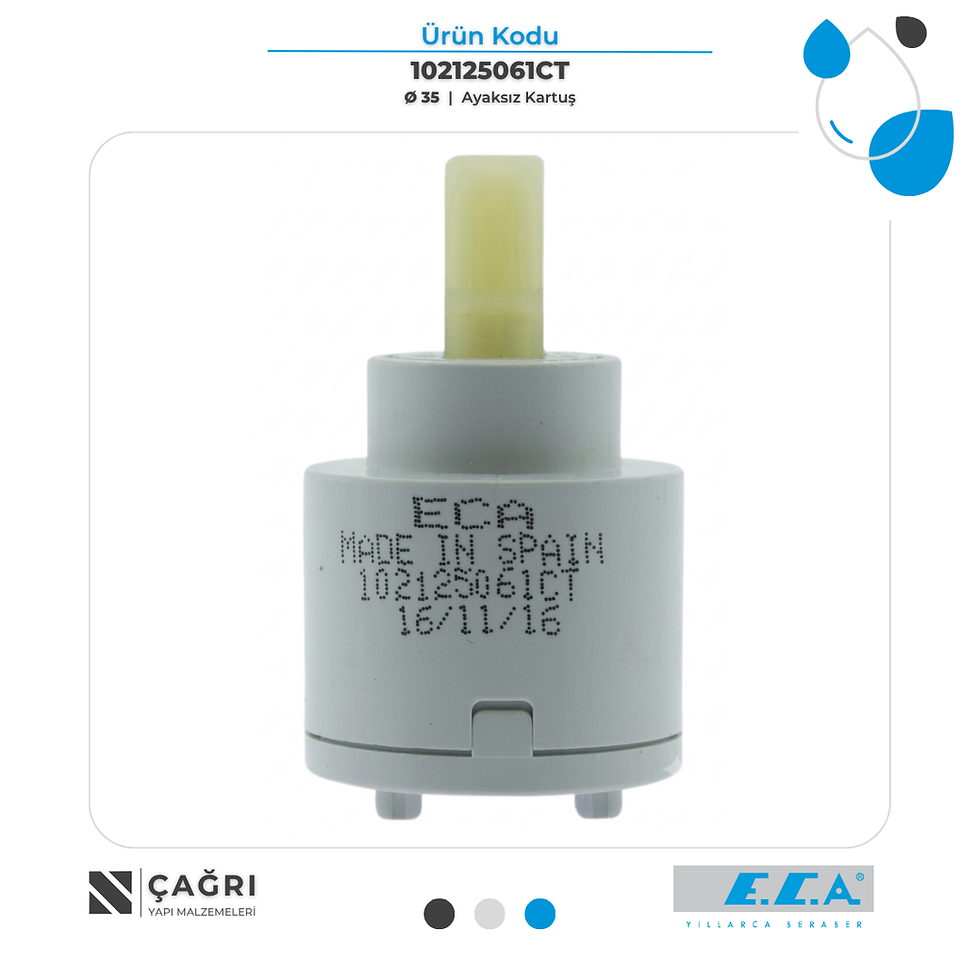 ECA Ø35 Ayaksız Kartuş 102125061CT