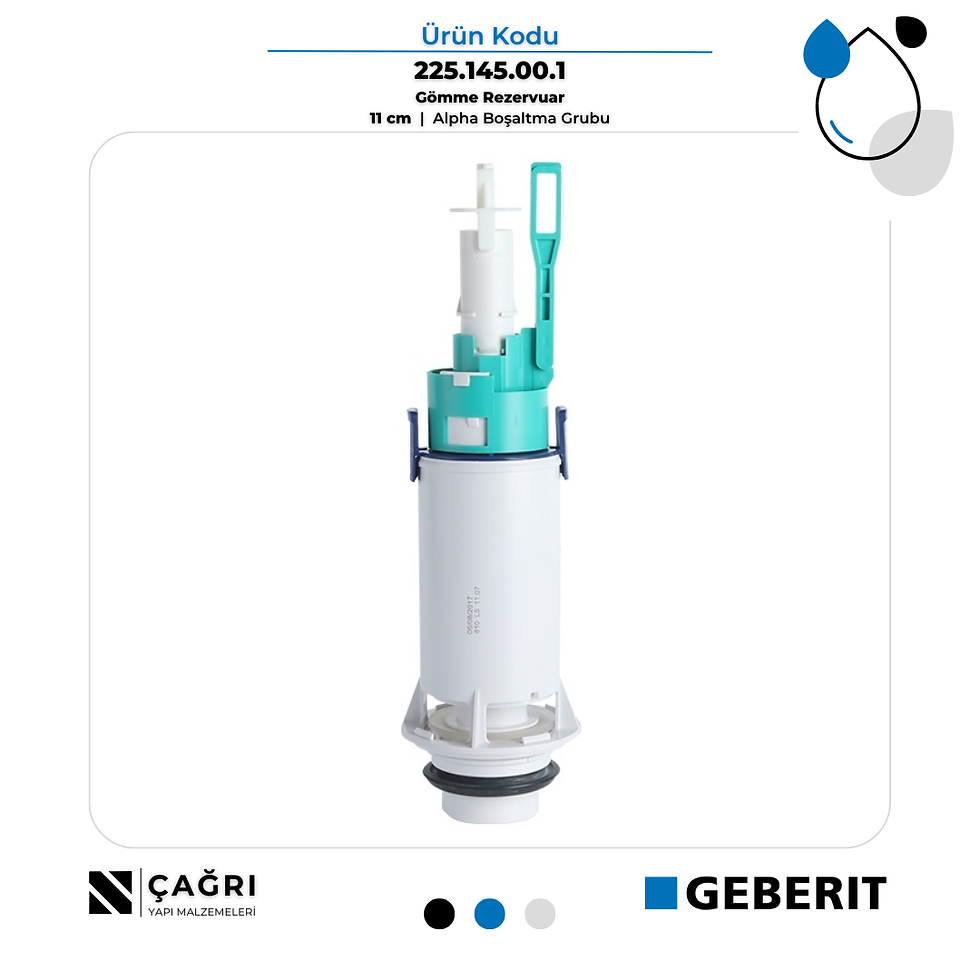 GEBERİT Gömme Rezervuar Boşaltma Gr. 225.145.00.1