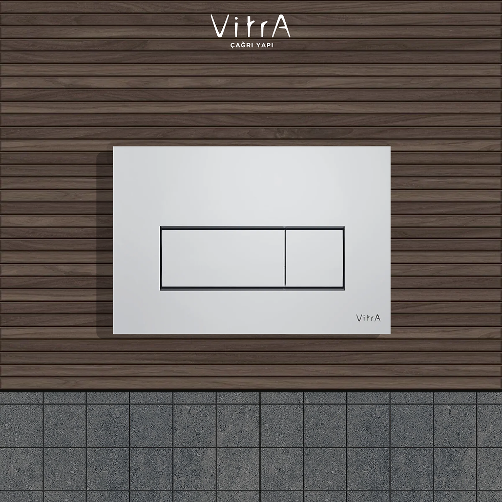 VİTRA Root Square Gömme Rezervuar Kumanda Paneli 740-2380
