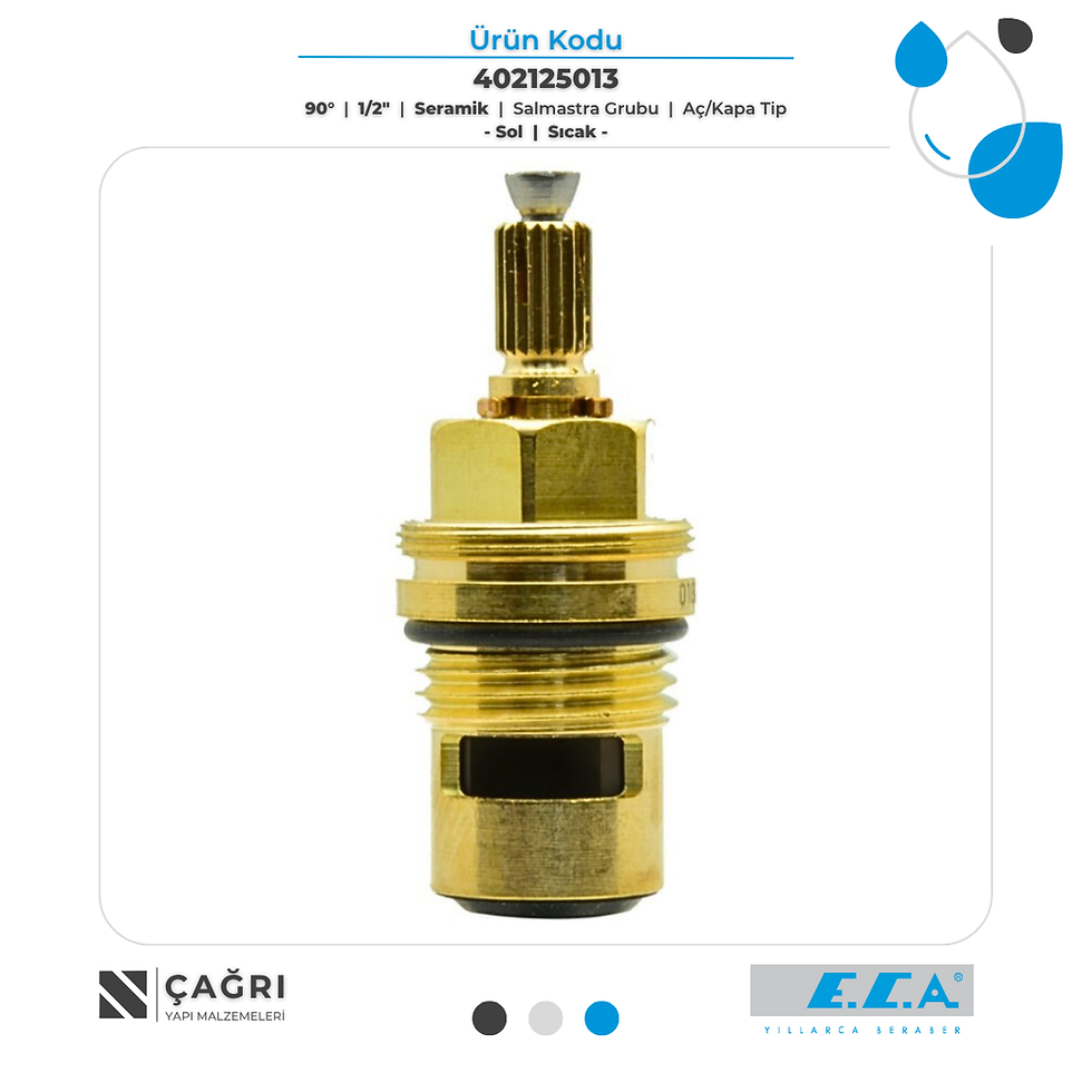 ECA Salmastra Seramik (aç-kapa) 1/2" 402125013