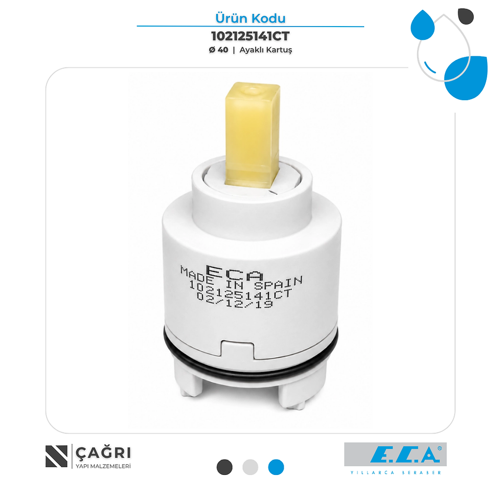 ECA Ø40 Ayaklı Kartuş 102125141CT