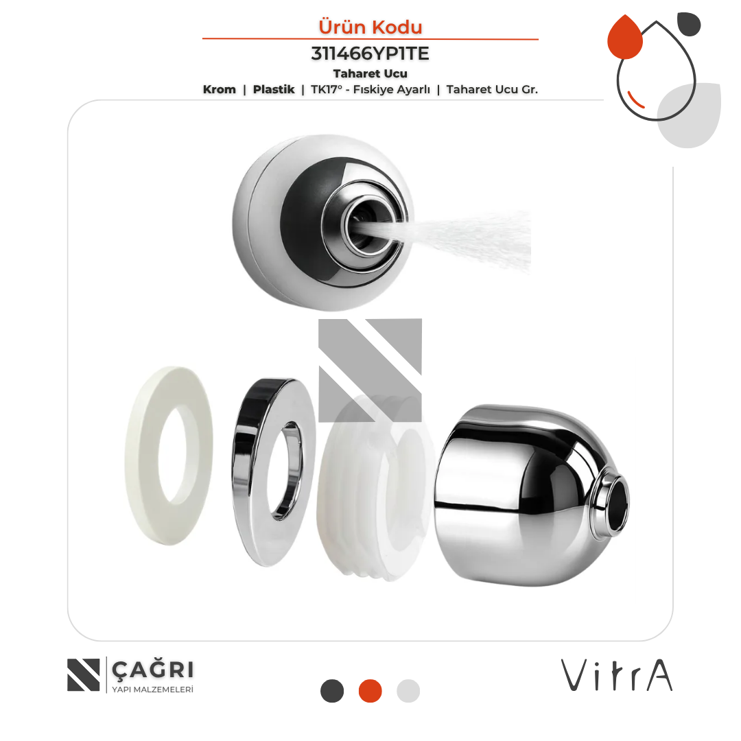 VİTRA Taharet Ucu Gr. - Krom 311466YP1TE