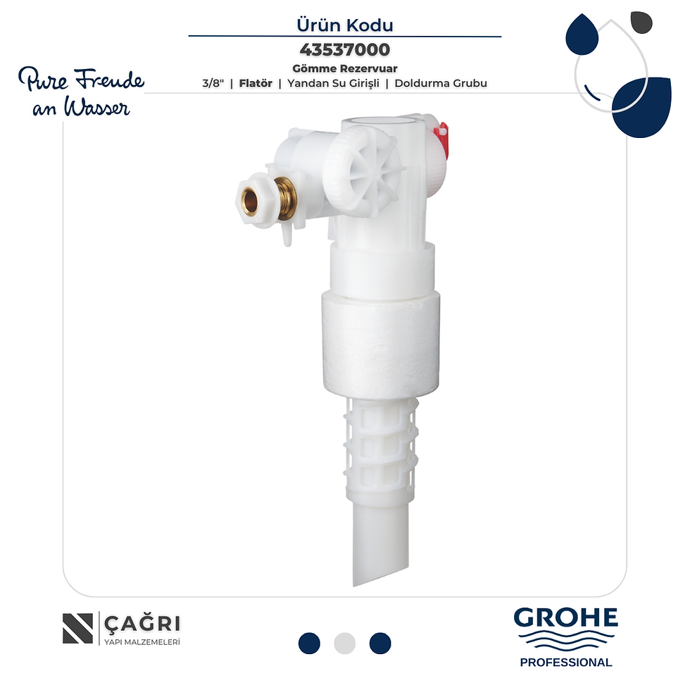GROHE Gömme Rezervuar Doldurma Valfi Grubu 43537000