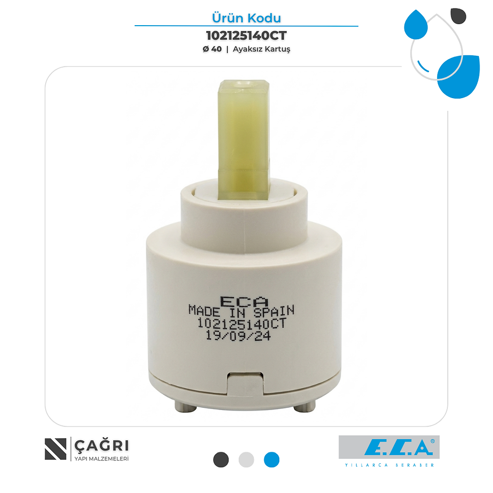 ECA Ø40 Ayaksız Kartuş 102125140CT