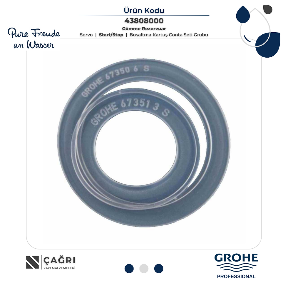 GROHE Gömme Rezervuar Boşaltma Grubu Conta Takımı 43808000