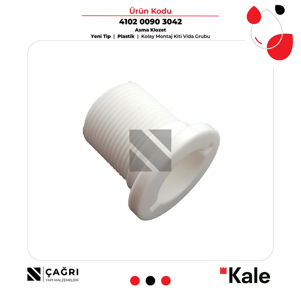KALE Asma Klozet Kolay Montaj Kiti Vida Grubu 410200903042