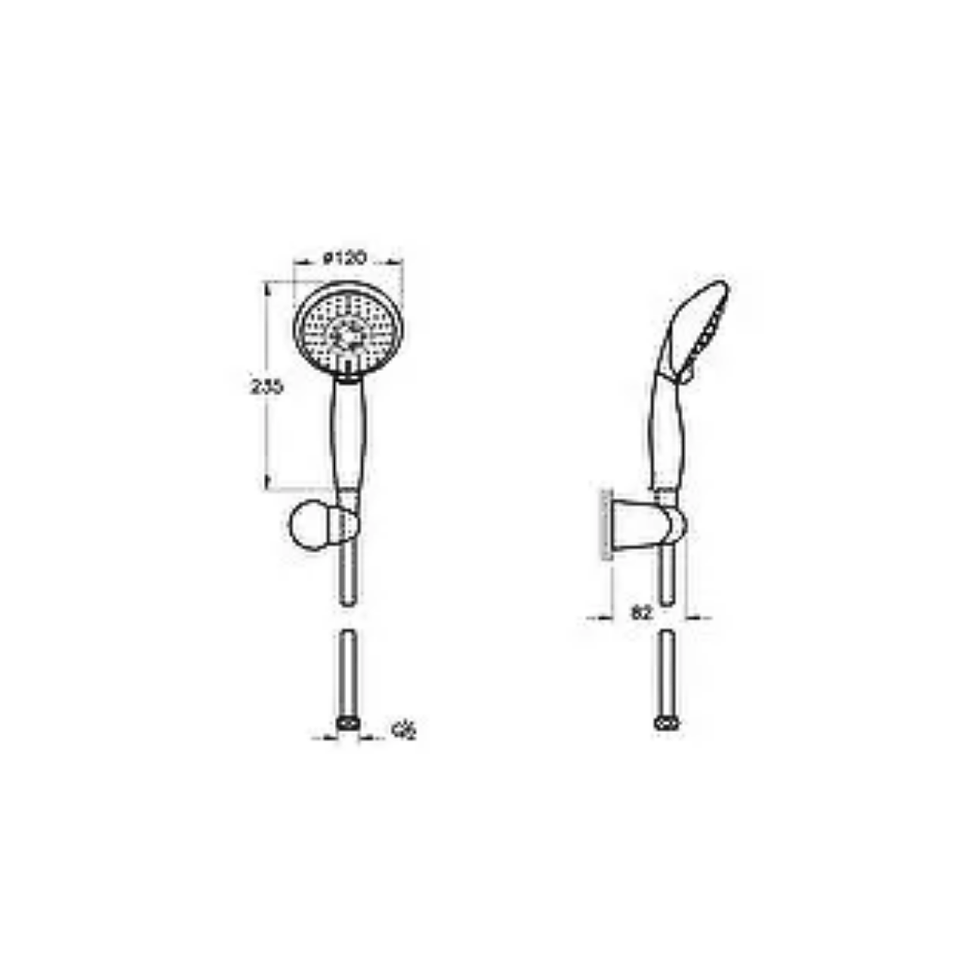 Küçük resim: ARTEMA Cozy 5F El Duşu Takımı A45681