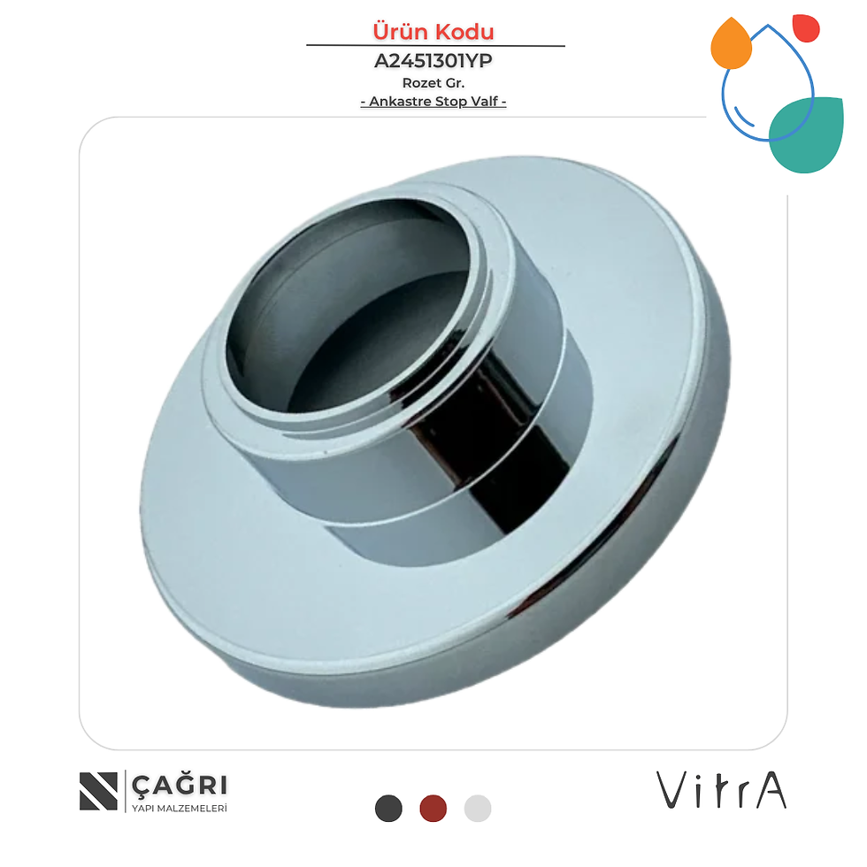 ARTEMA Ankastre Stop Valf Rozet Gr. A2451301YP