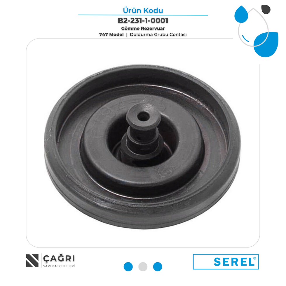 SEREL Gömme Rezervuar Doldurma Grubu Contası B2-231-1-0001