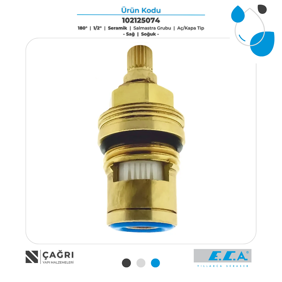 ECA Salmastra Seramik (aç-kapa) 1/2" 102125074