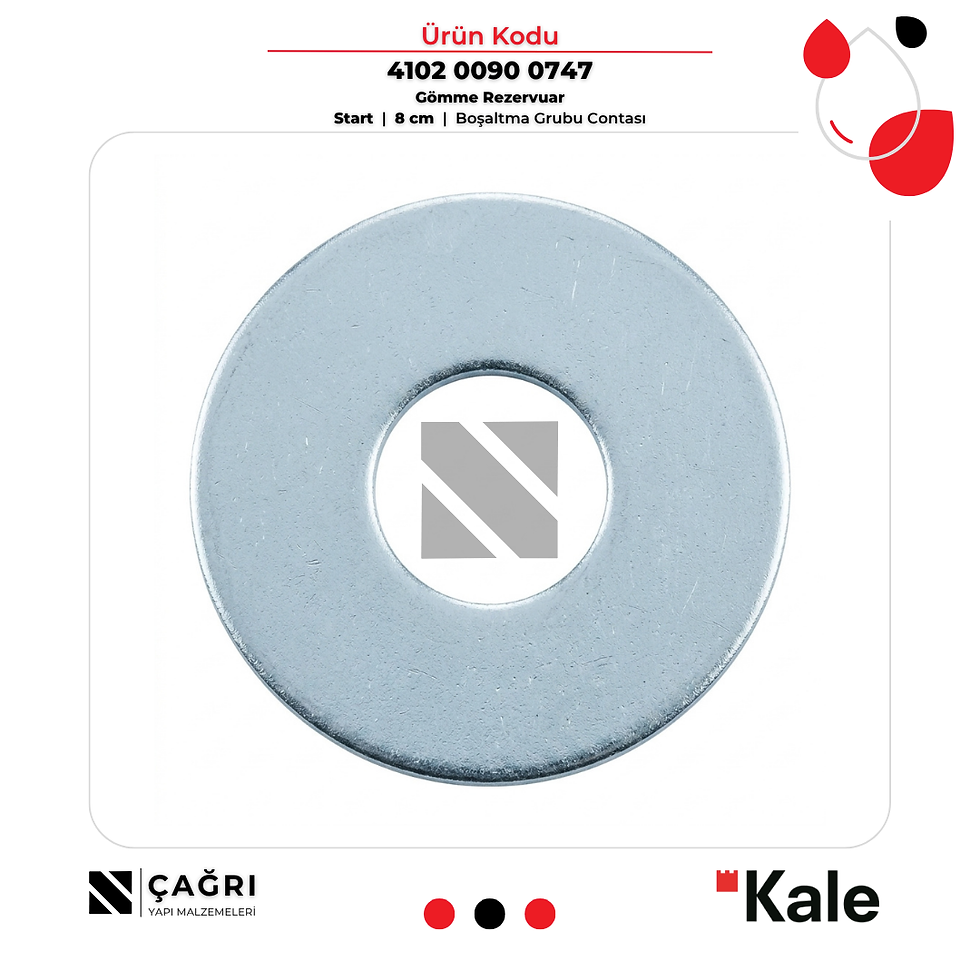 KALE Start 8 cm Gömme Rezervuar Boşaltma Grubu Contası 410200900747