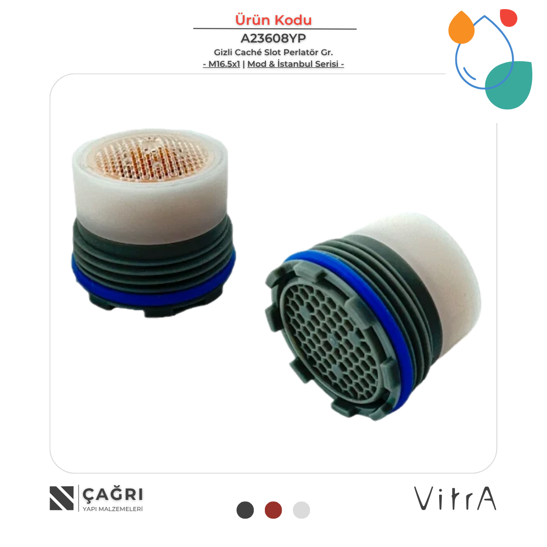 ARTEMA Gizli Slot Perlatör Gr. M16.5x1 A23608YP
