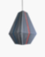 Nodo Tall Pendant Dgrey