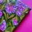 Thumbnail: Mini canvas- Beebalm Flowers with Gold highlights  