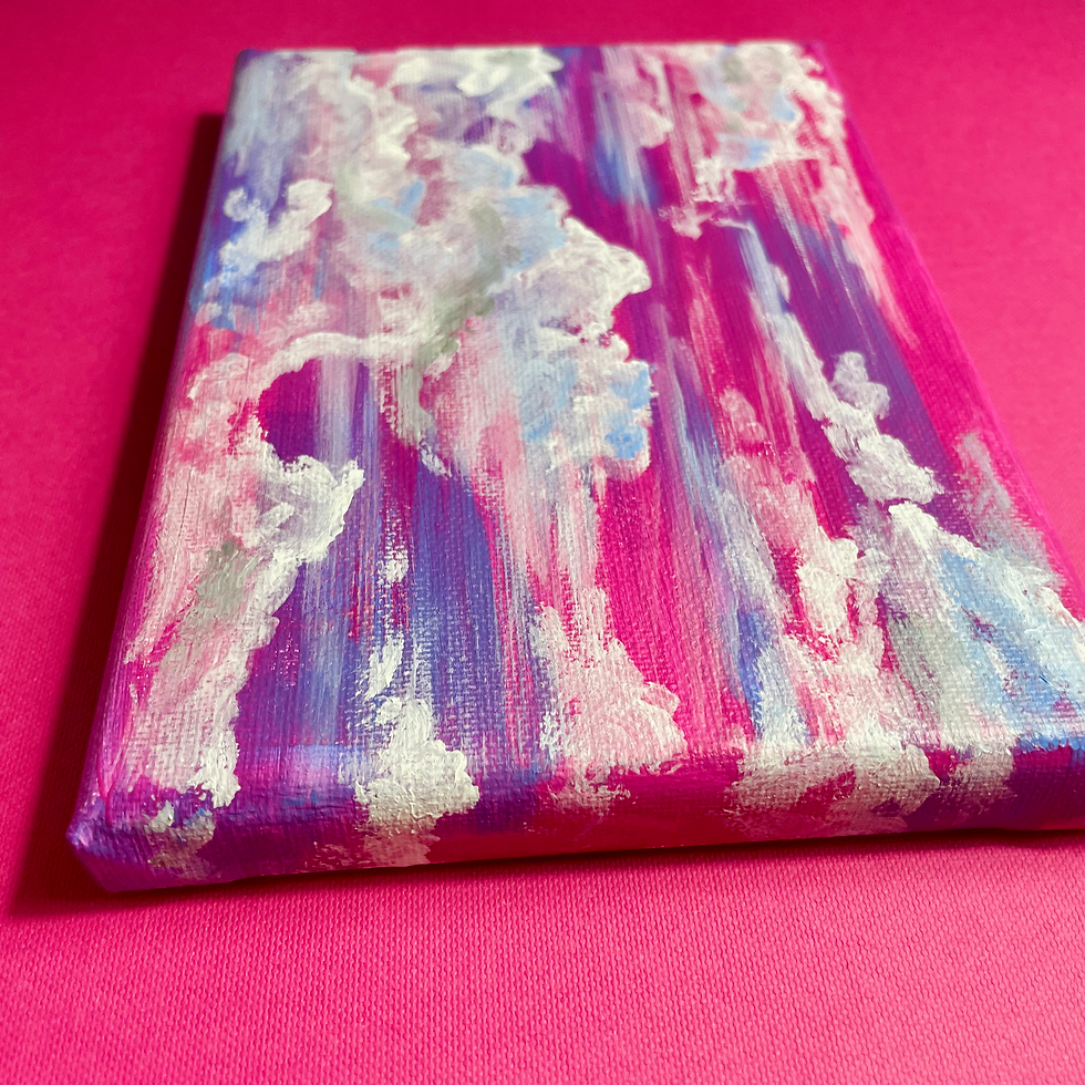 Thumbnail: Mini Canvas- Sky Series- Pink