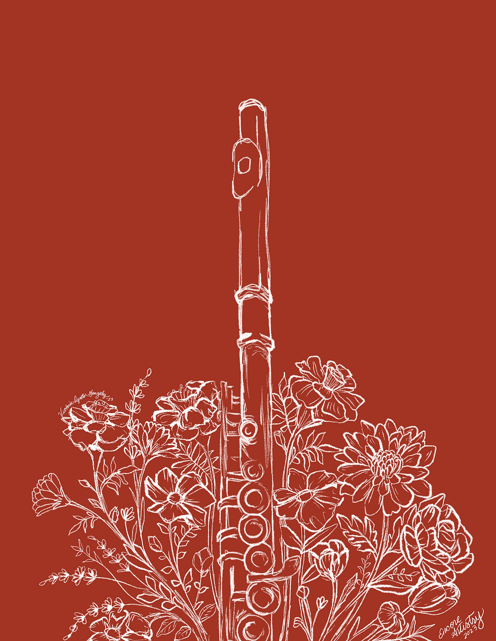 Thumbnail: Flute Floral Print
