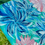 Thumbnail: Mini Canvas- Teal, Blue and Pink flowers