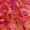 Thumbnail: Red, Pink, and Gold with Flowers- Acyrlic on Canvas