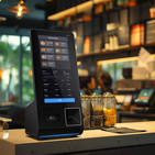 Element PK156 Kiosk Bar Side View