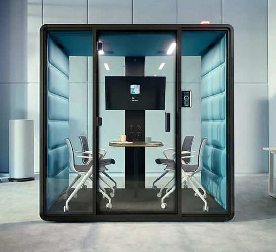 hushfree.M acoustic office pod front on
