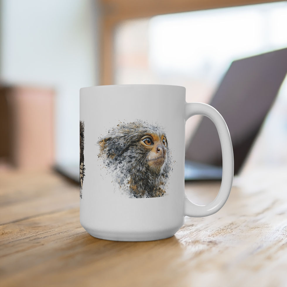 Thumbnail: Pygmy Marmoset Coffee Mug 15 oz by RSCF