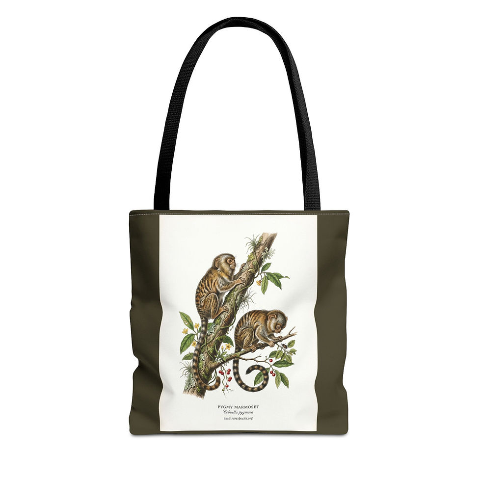 Thumbnail: Vintage Pygmy Marmoset Tote by RSCF