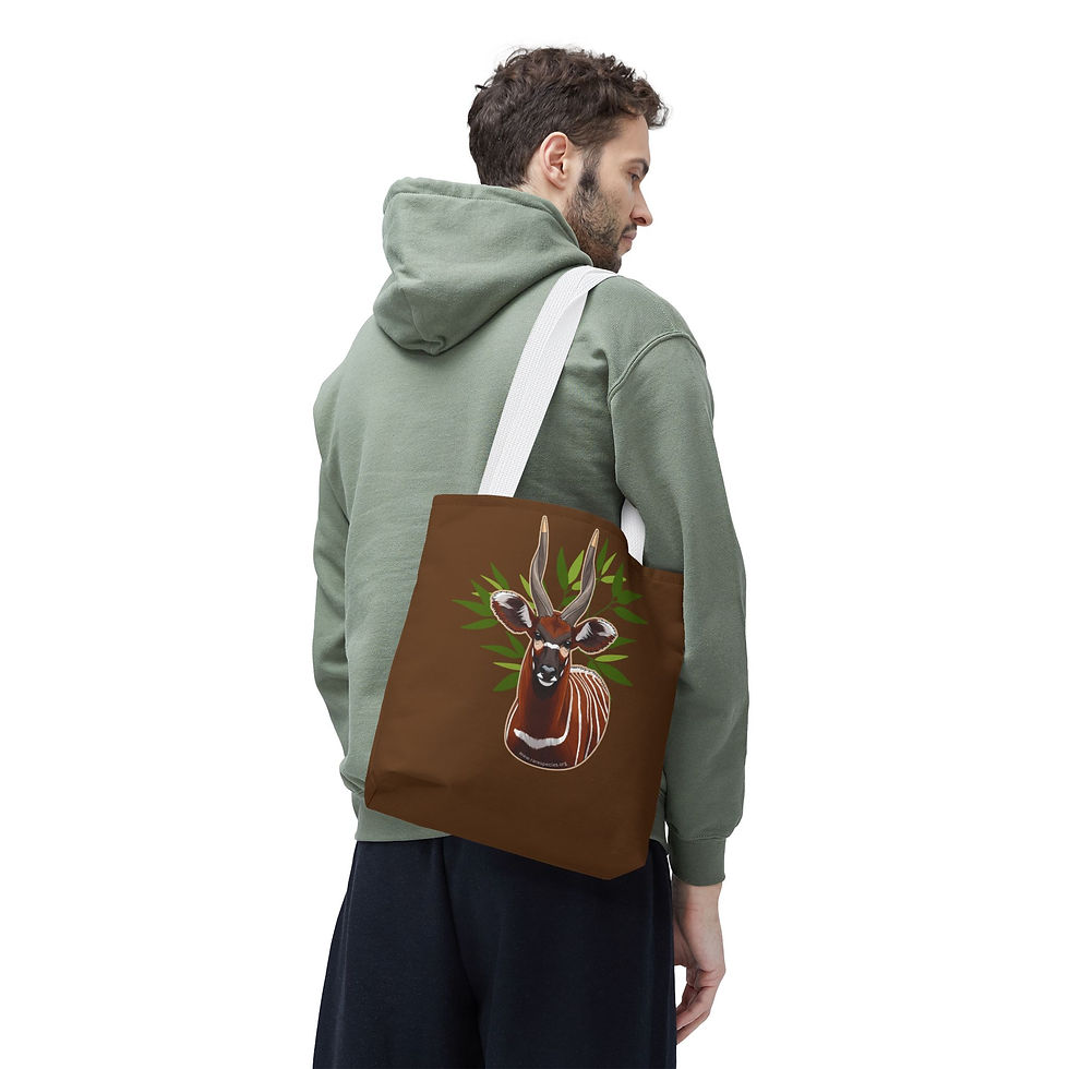 Thumbnail: Female Bongo Antelope Tote Bag 