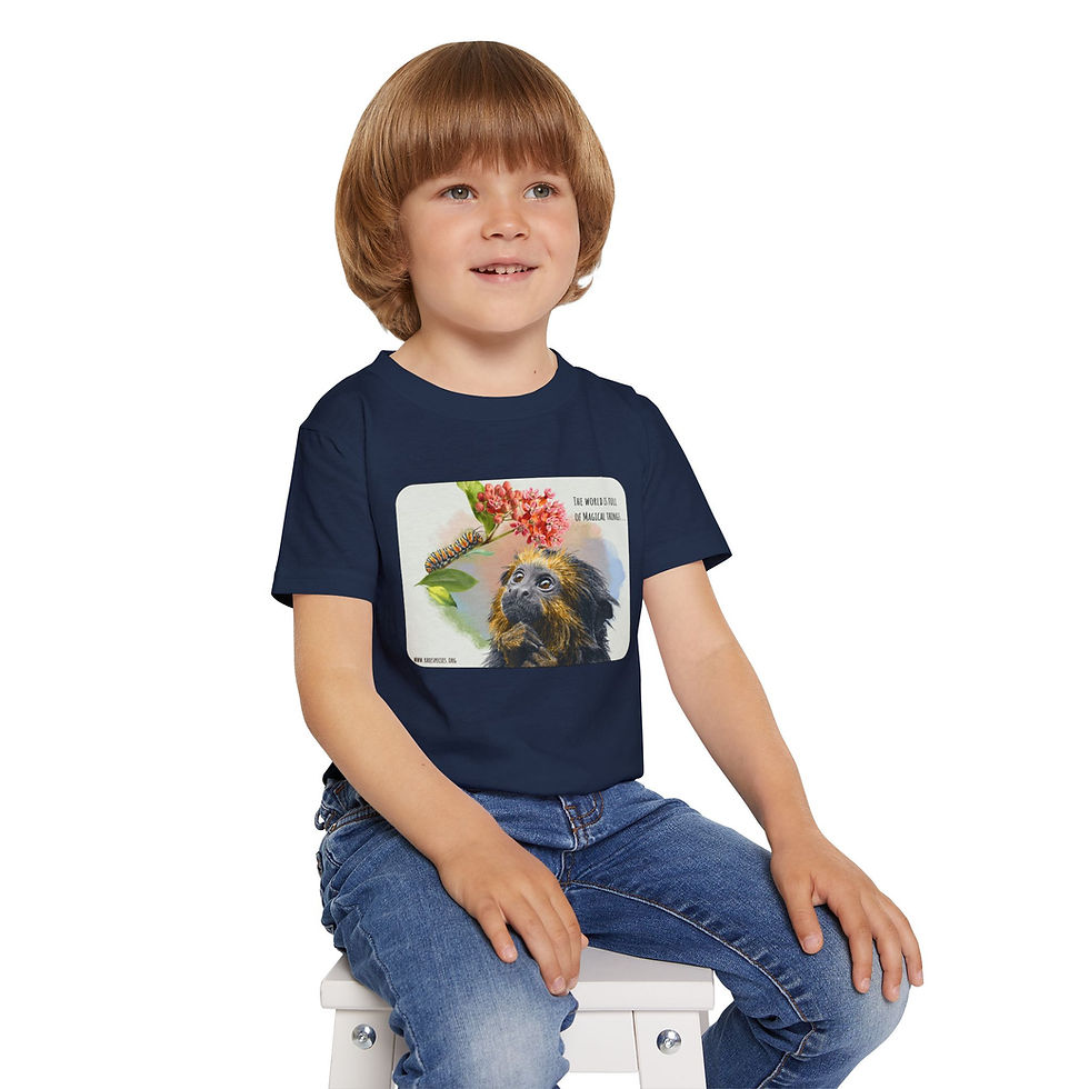 Thumbnail: Golden Headed Lion Tamarin Toddler T Shirt by RSCF