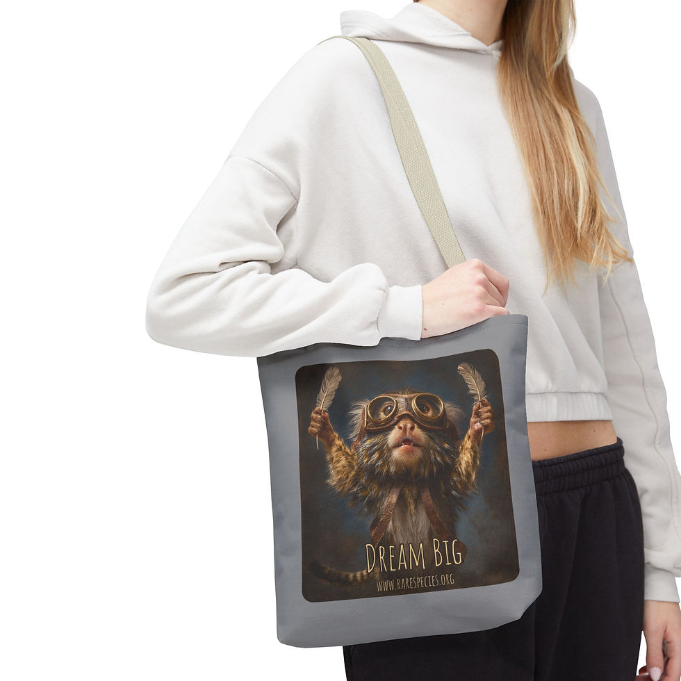 Thumbnail: Dream Big - Pygmy Marmoset tote by RSCF