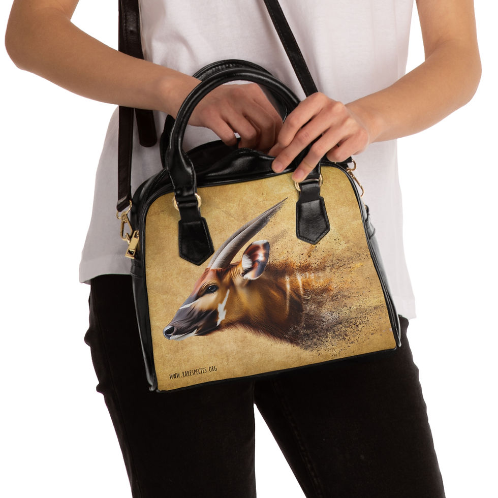 Thumbnail: Vanishing Series - Mountain Bongo Antelope Leather-Accent Purse by RSCF