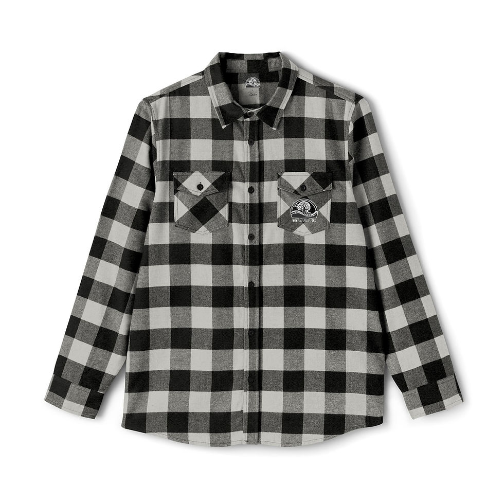 Thumbnail: Mountain Bongo Antelope Graphic Flannel Shirt by RSCF