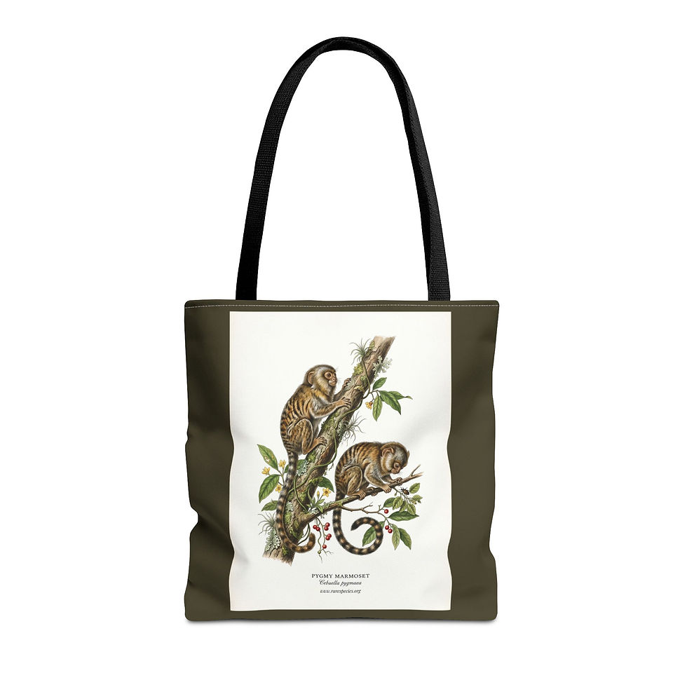 Thumbnail: Vintage Pygmy Marmoset Tote by RSCF