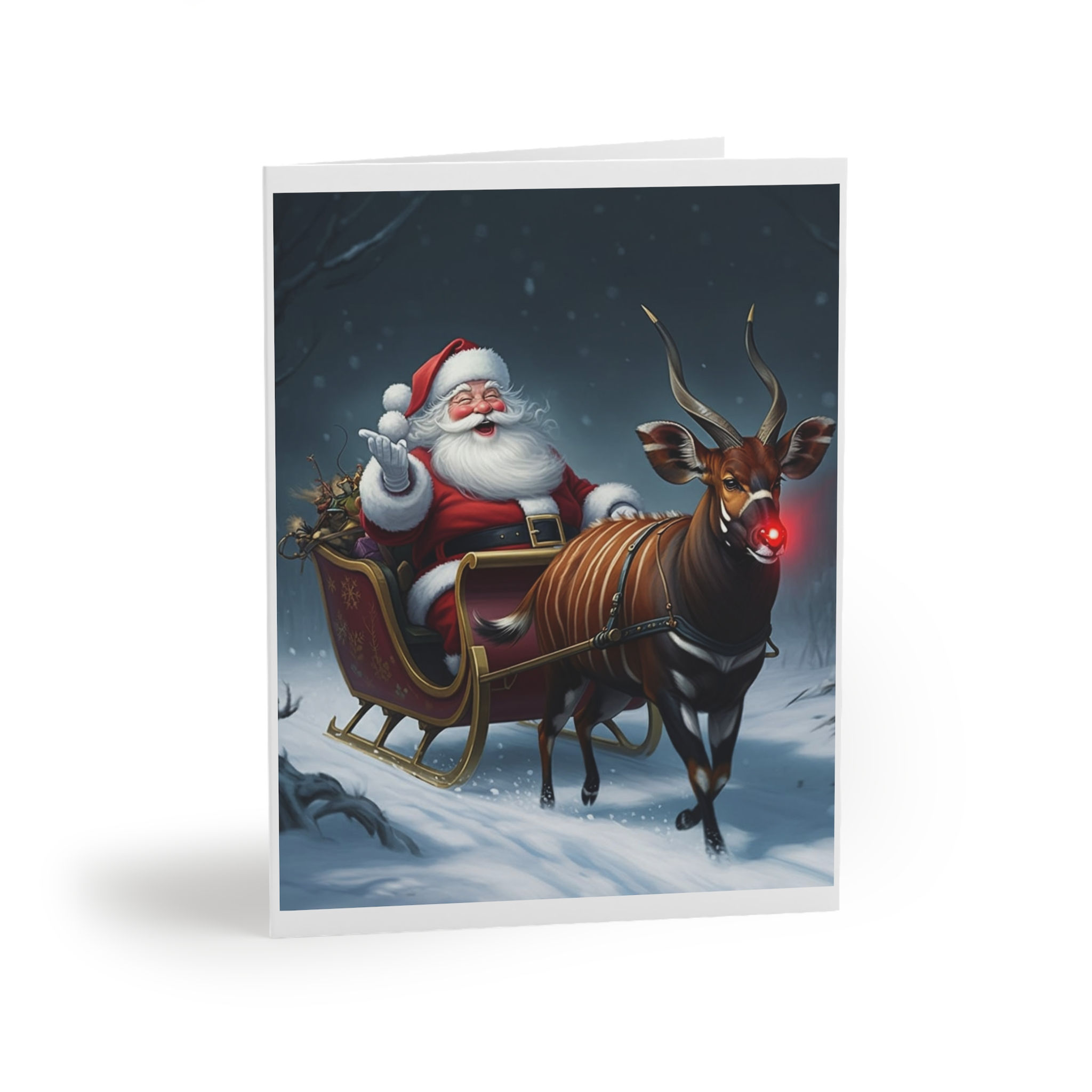 Mountain Bongo Holiday Greeting Card
