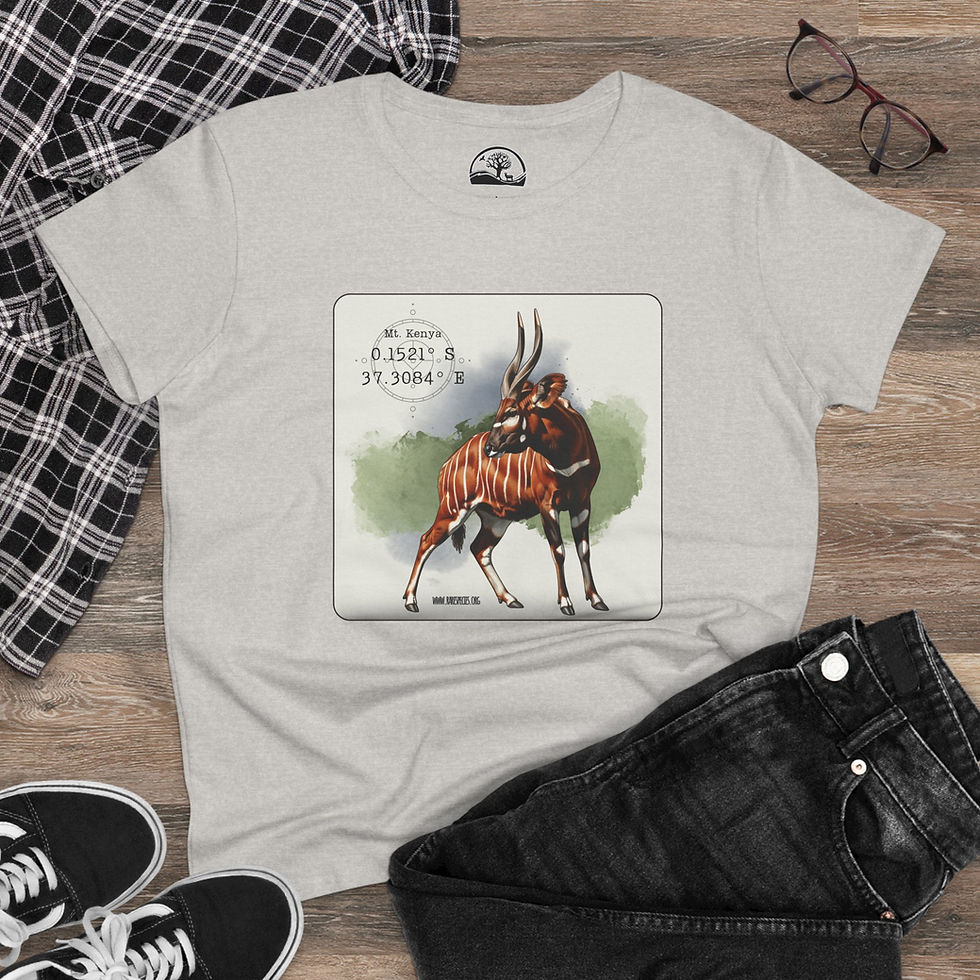 Thumbnail: Women's Mountain Bongo Antelope Art Tee by RSCF 