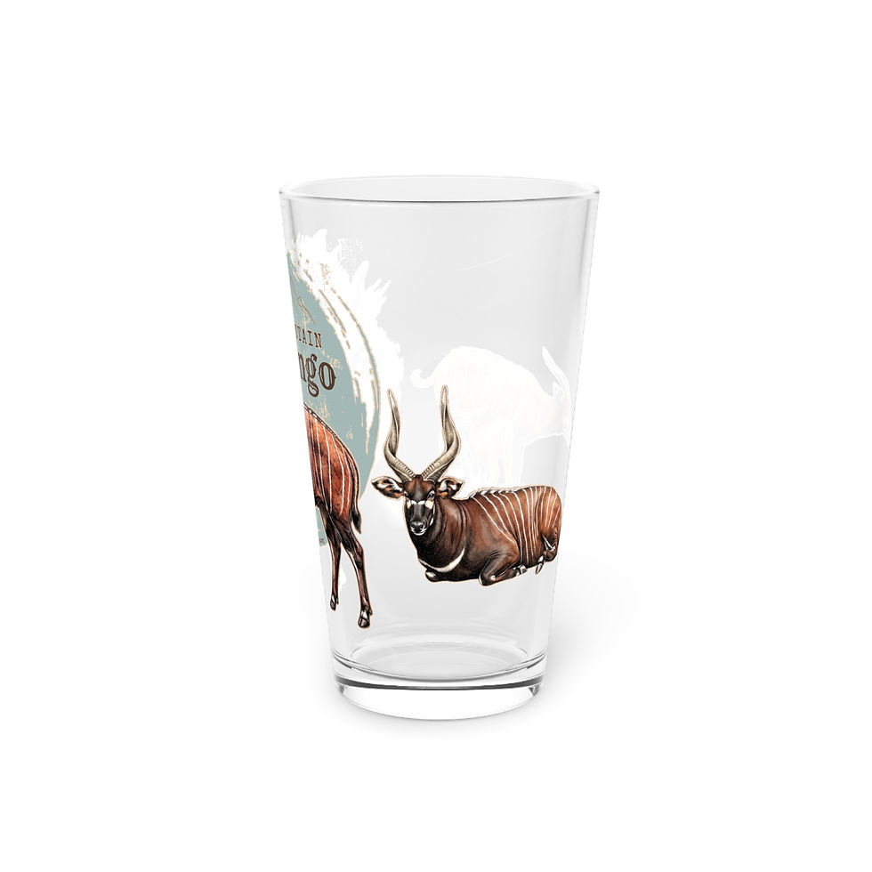 Thumbnail: Mountain Bongo Pint Glass by RSCF