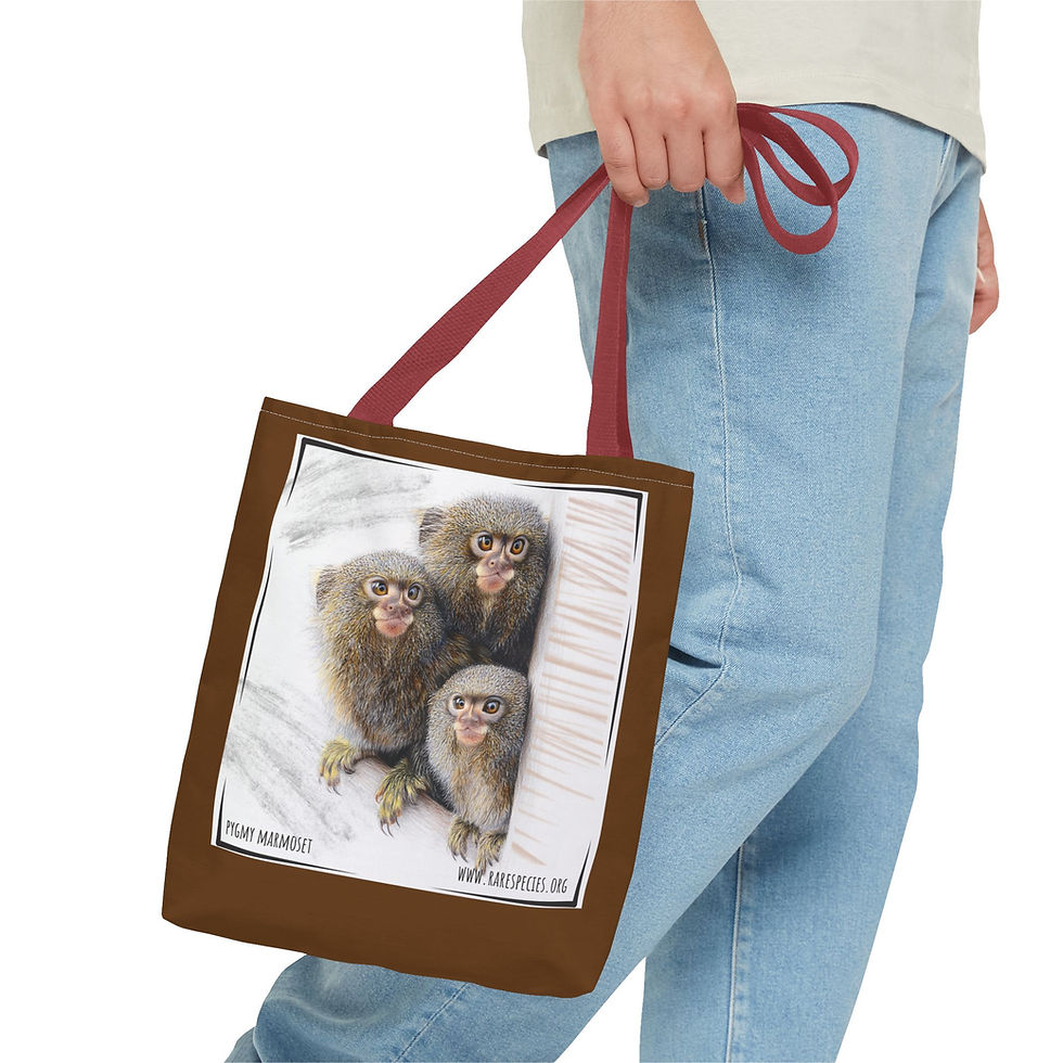 Thumbnail: Pygmy Marmoset Tote Bag by RSCF