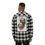 Thumbnail: Golden Headed Lion Tamarin Plaid Flannel Shirt by RSCF