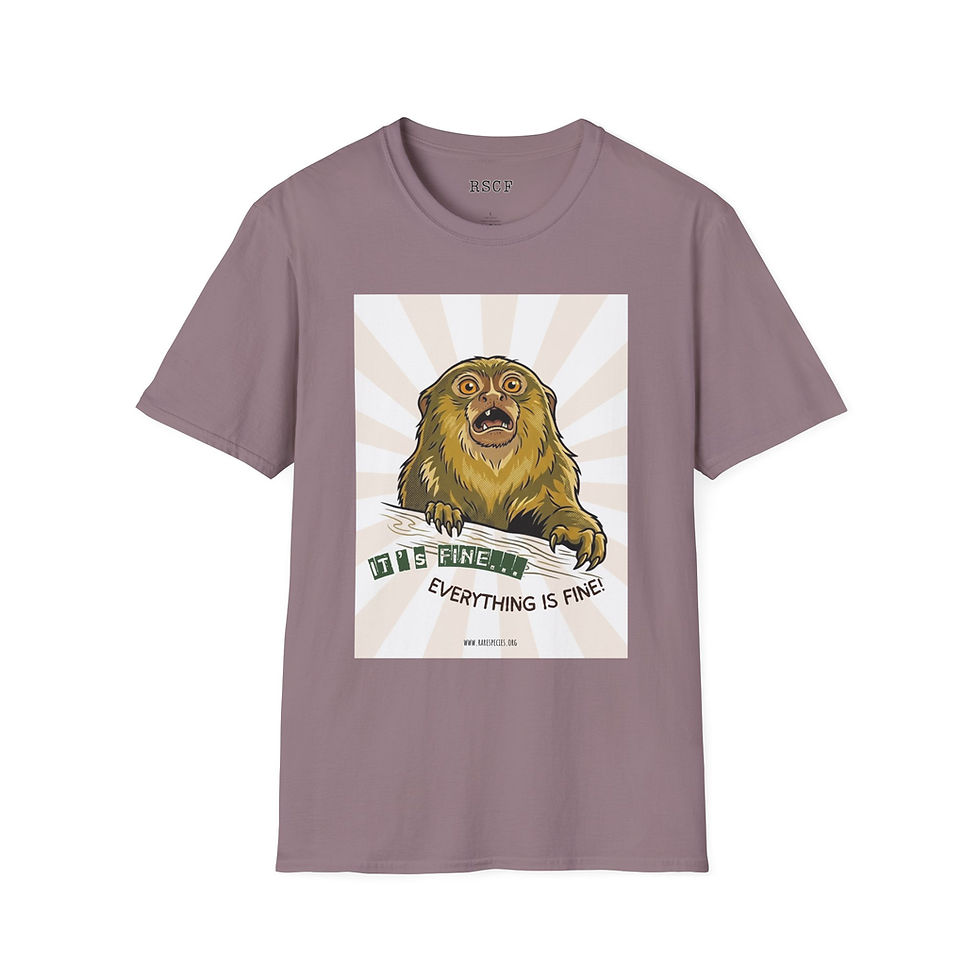 Thumbnail: We're Fine Pygmy Marmoset T-Shirt by RSCF