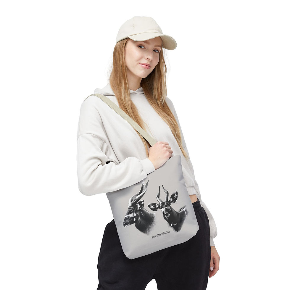 Thumbnail: Mountain Bongo Antelope Pair Tote by RSCF