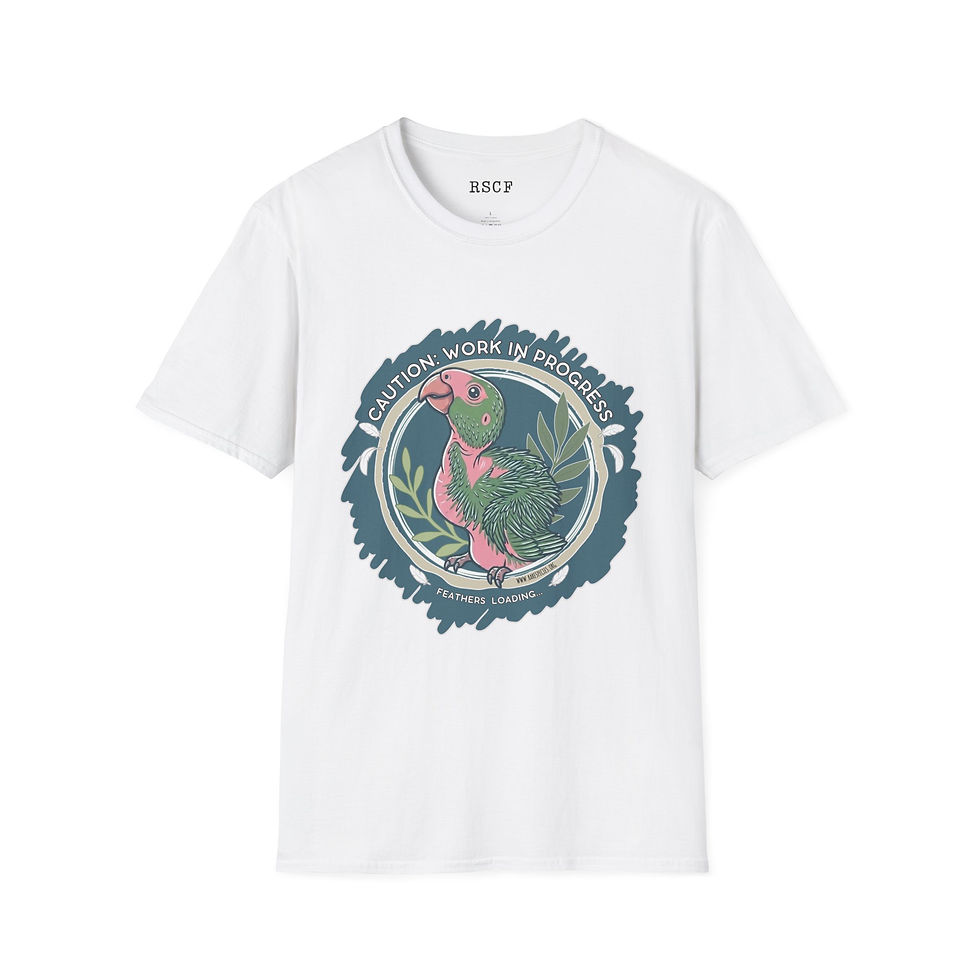 Thumbnail: Work in Progress Red-browed Amazon Parrot T-Shirt by RSCF