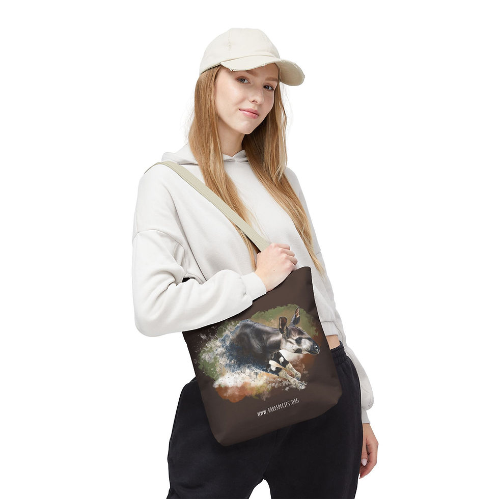 Thumbnail: Vanishing Series - Okapi Tote Bag by RSCF
