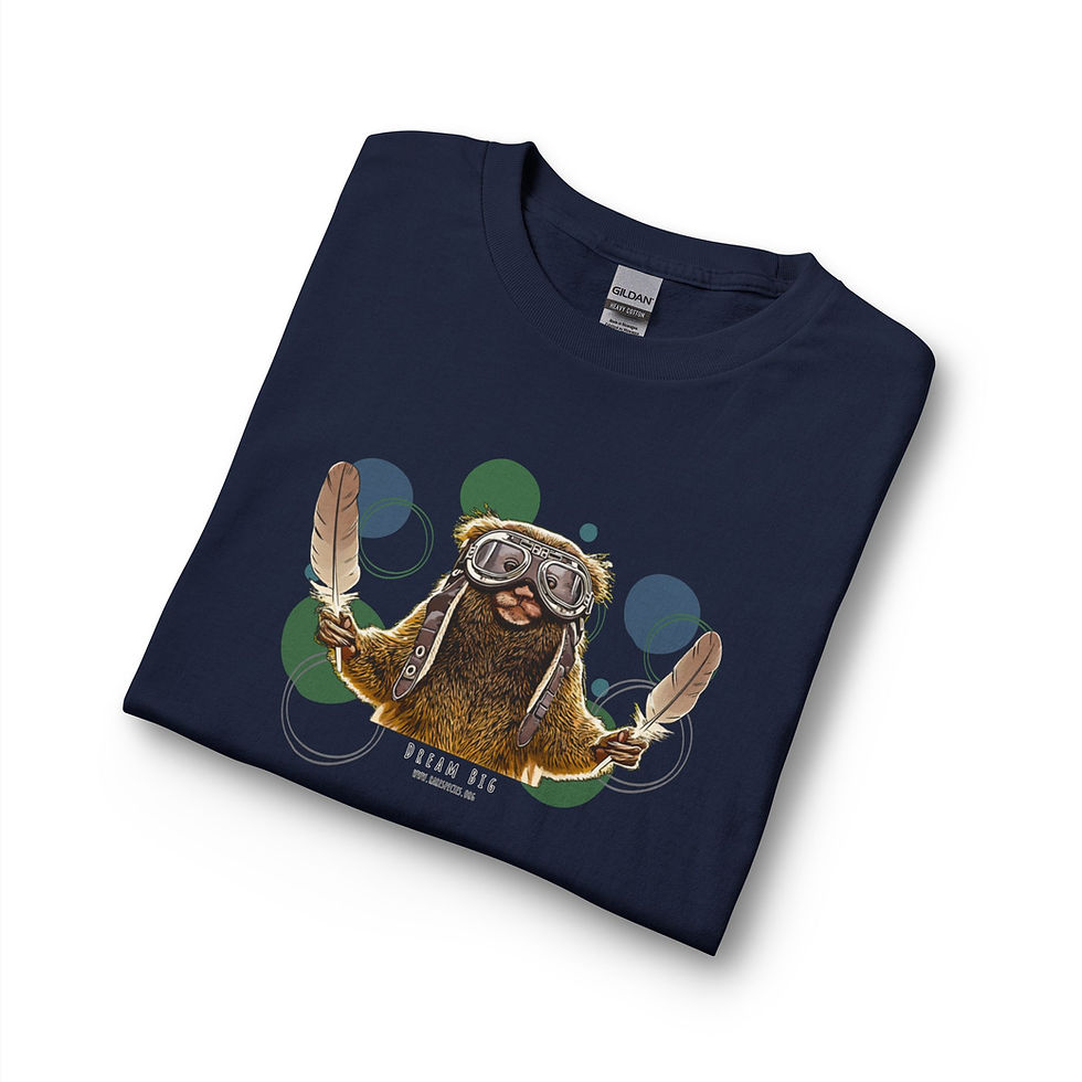 Thumbnail: Dream Big Pygmy Marmoset Long Sleeve T by RSCF