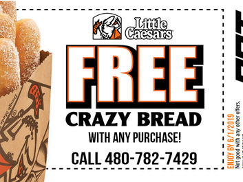 FREE CRAZY BREAD!
