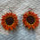 Thumbnail: Orange Flower Earrings