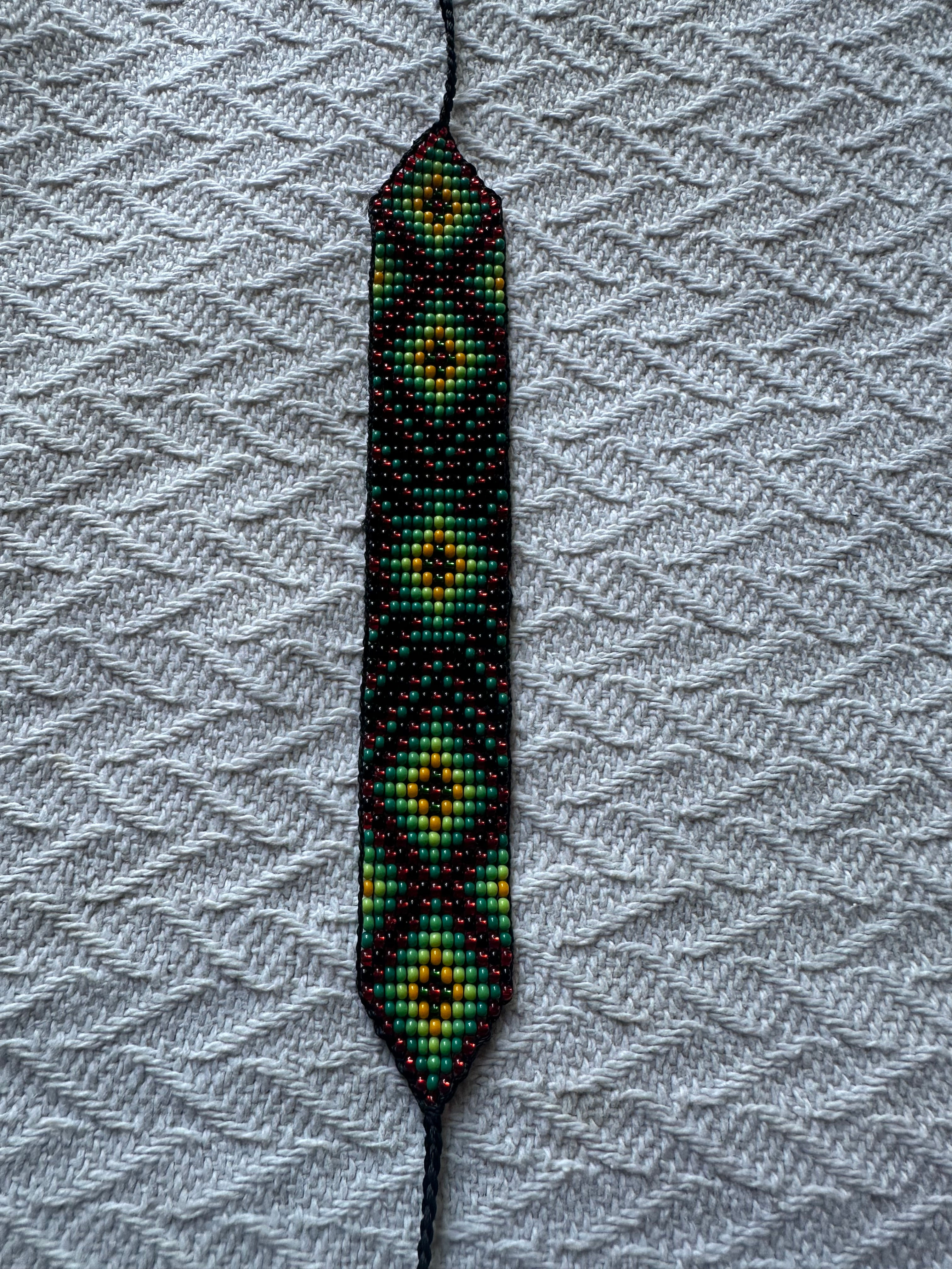 Red & Black Wrist Bracelet