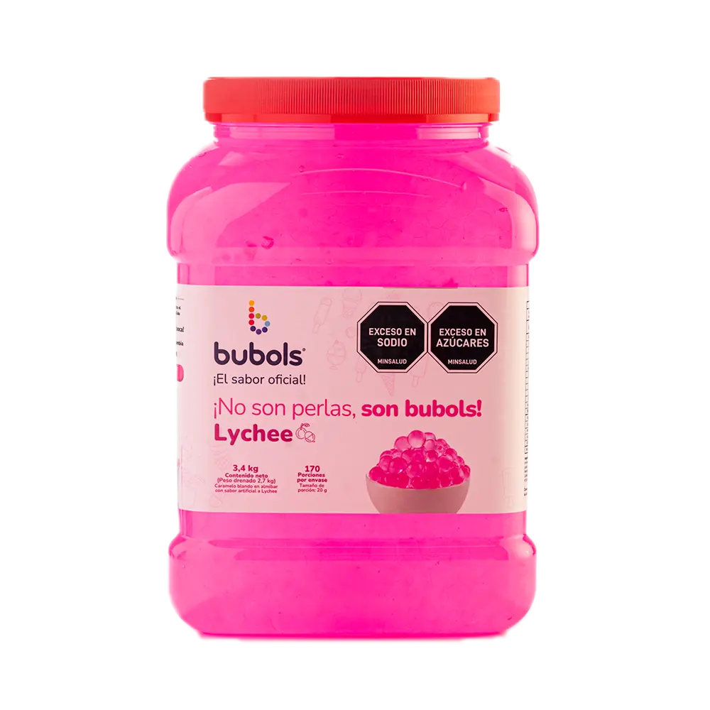 Perlas Explosivas Bubols Lychee 3400 gr