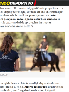 Noticia con titulo y texto