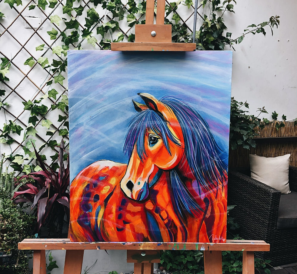Miniatura: Caballo en Pintura