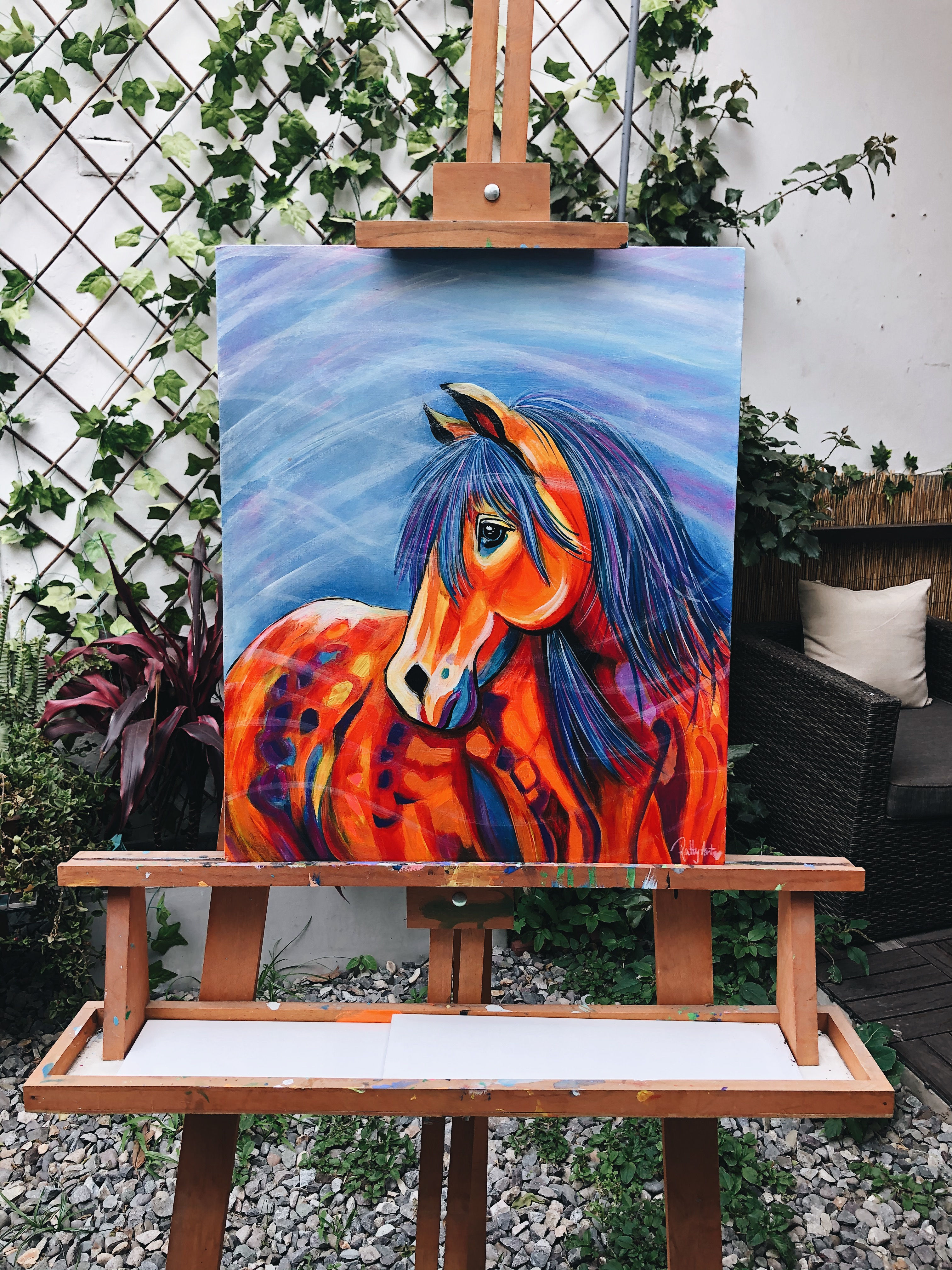 Caballo en Pintura